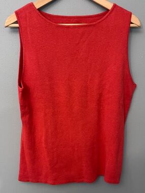 Vintage Chico’s Sleeveless Sweater - Linen/Cotton Blend